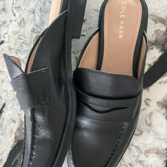 Cole Haan Black Womens Mules - Picture 3 of 4